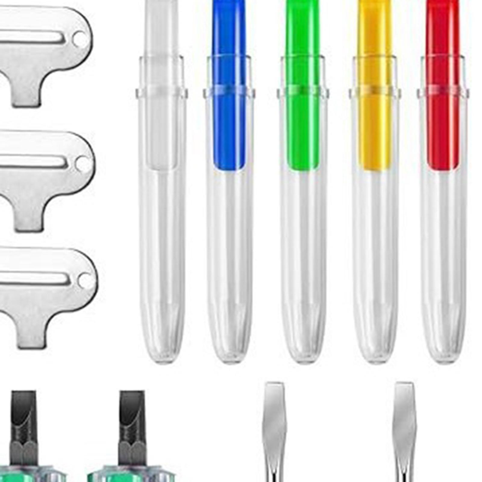 Seam Ripper Tool - 工業用ミシン用メンテナンスキット：両頭ブラシ、ドライバー、ピンセット、糸切り器