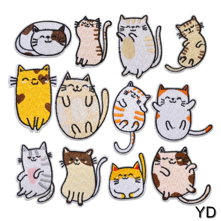 Sewing Id - 新到着 10 個刺繍パッチアイアンでジーンズコート Tシャツバッグ靴帽子装飾修理モチーフエンブレムアクセサリー DIY