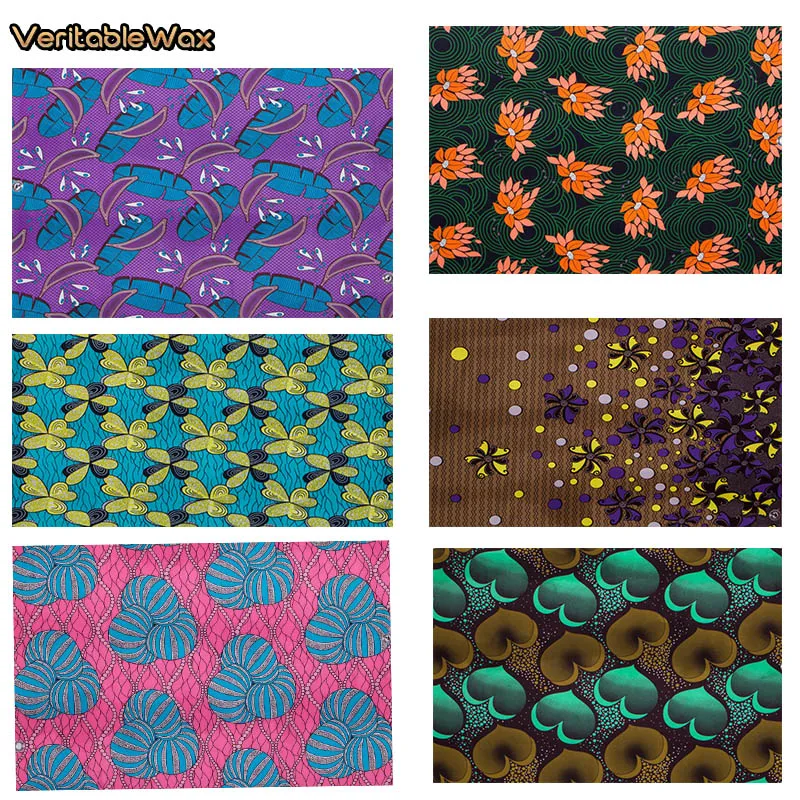 Sewing Batik - 本物のナイジェリアのプリントバティック,アフリカのポリエステル生地,本物のワックス,パッチワーク,手作りのドレス,縫製,低価格,高品質,アンカラ生地