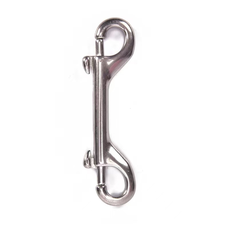 Hook Eye Fastener - DIZETION 100mm亜鉛合金製両端スキューバダイビングフック - クイックドローリンクアイボルトスナップカラビナ