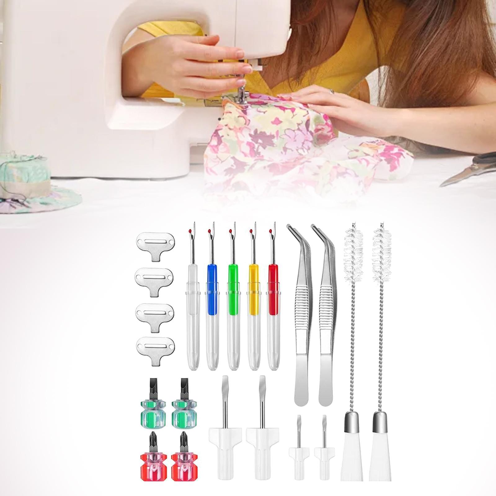 工業用ミシン用メンテナンスキット：両頭ブラシ、ドライバー、ピ - Seam Ripper Tool のレビューと価格