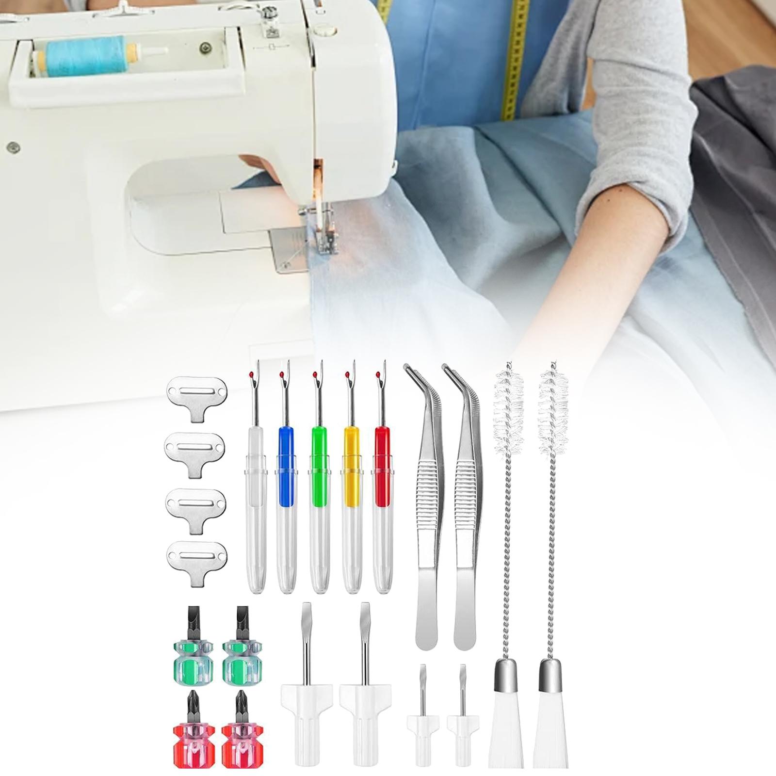 工業用ミシン用メンテナンスキット：両頭ブラシ、ドライバー、ピ - Seam Ripper Tool のレビューと価格