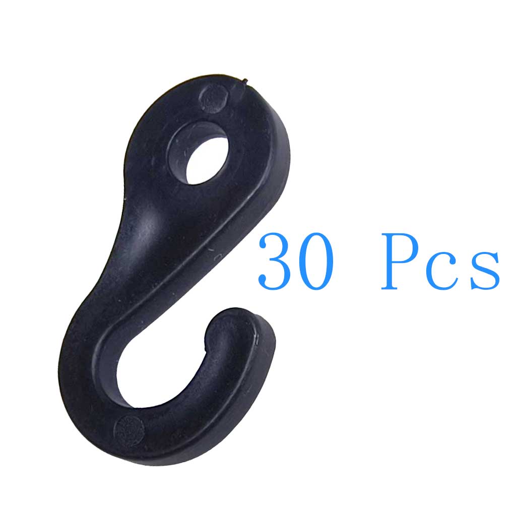 30/50/100 個のプラスチックアイスナップフッククリッ - Hook Eye Fastener のレビューと価格