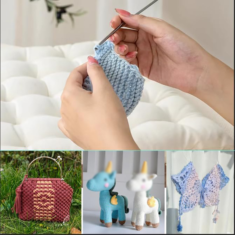 4 個のステンレス鋼かぎ針編みフック DIY かぎ針編みフッ - Sewing By のレビューと価格