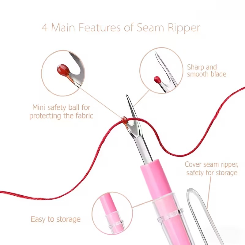 シームリッパーと糸取りキット、縫い目カッター、ステッチリッパ - Seam Ripper Tool のレビューと価格