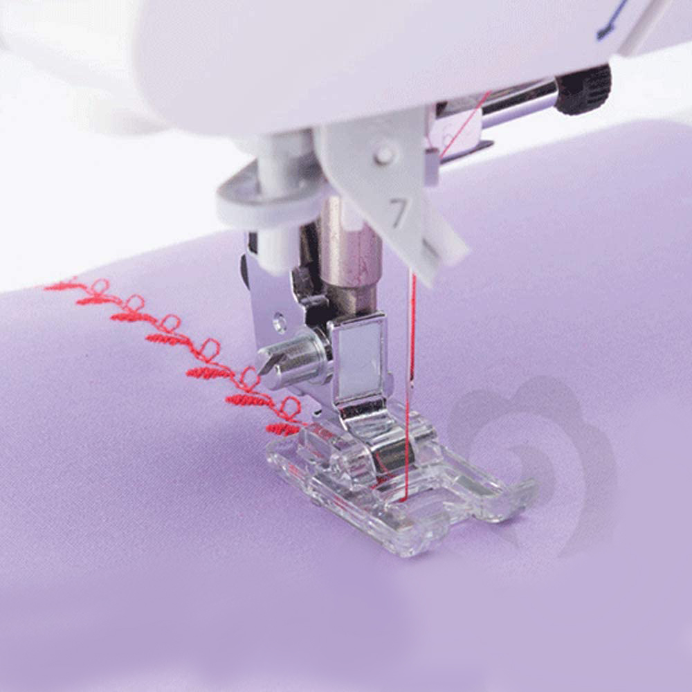 5ミリメートル多機能クリアオープントゥサテンステッチ押えすべ - Sewing Tt のレビューと価格