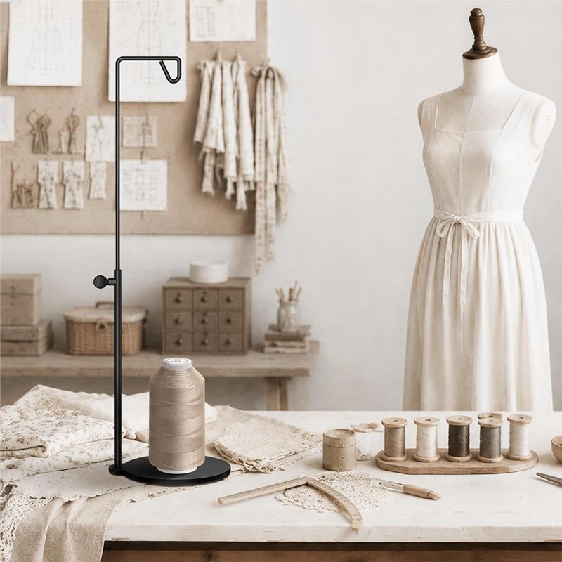 ABYN-調整可能なコーン糸スタンド スプールホルダー、ミシ - Serger Thread Cone のレビューと価格