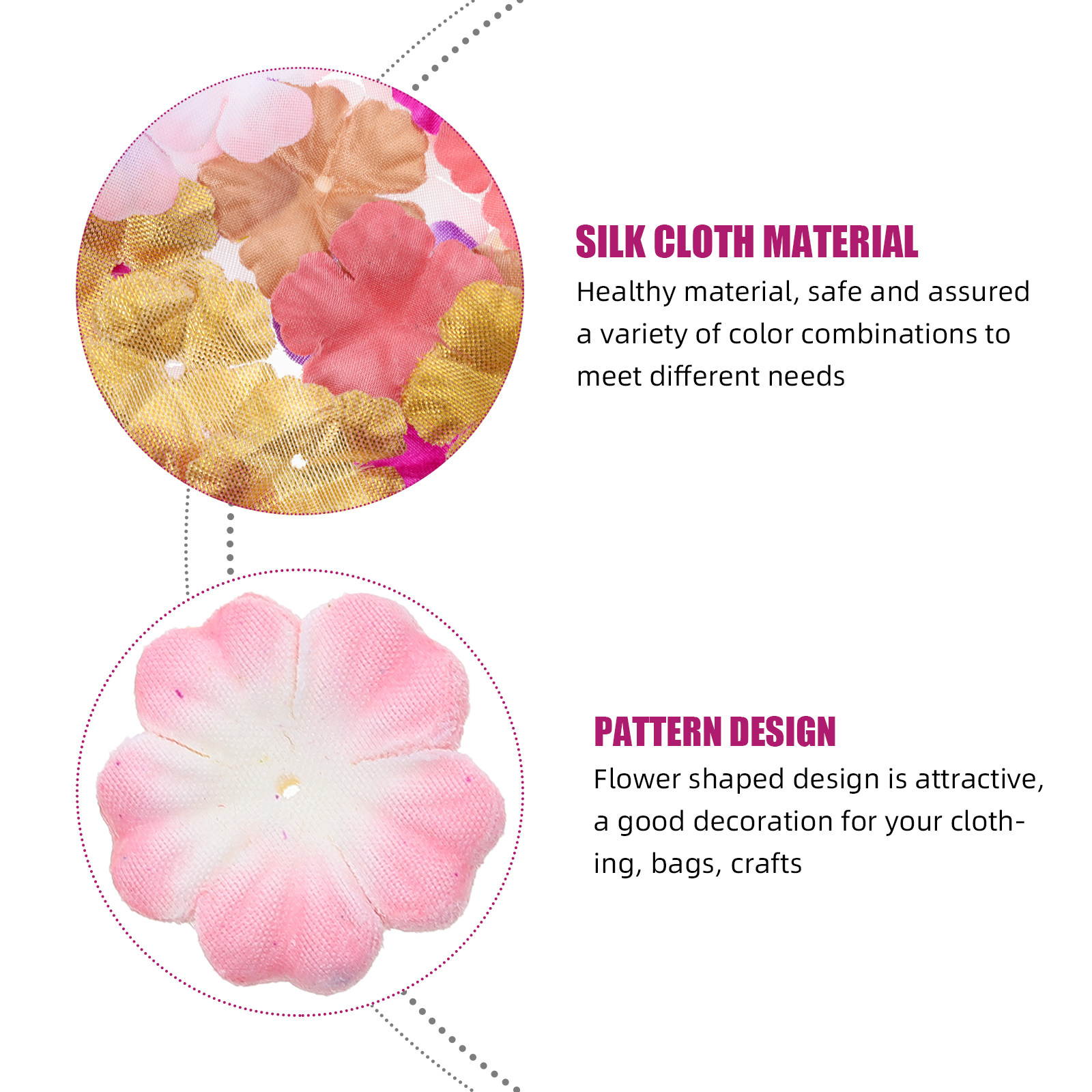 500個入り 花柄ワッペン DIY アパレル用ワッペン 縫い - Sewing Recycle のレビューと価格