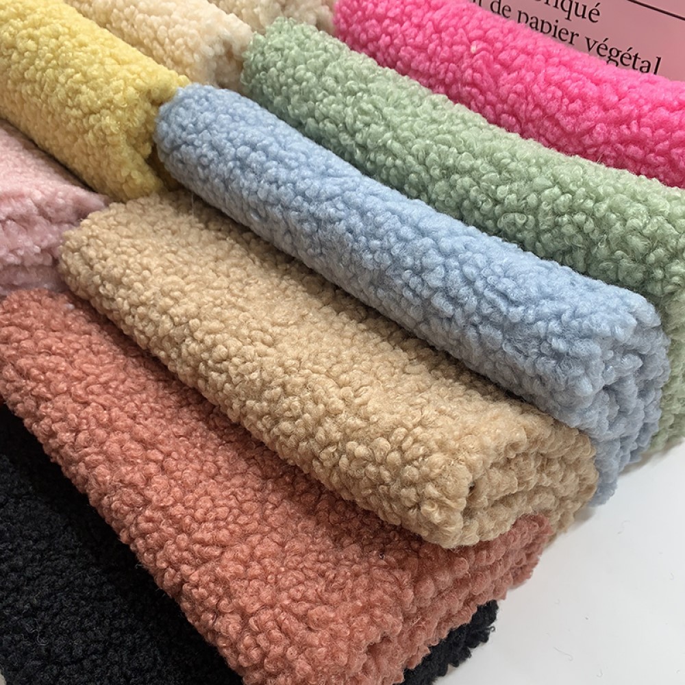 テディベア風シェルパフリース生地、150x50cm、無地のふ - Sewing Cloth のレビューと価格