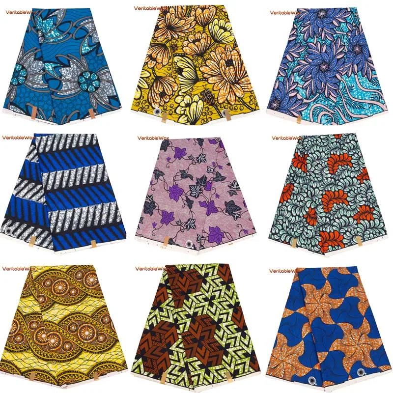 アンカラアフリカプリントパッチワークテキスタイル生地100% - Sewing Batik のレビューと価格