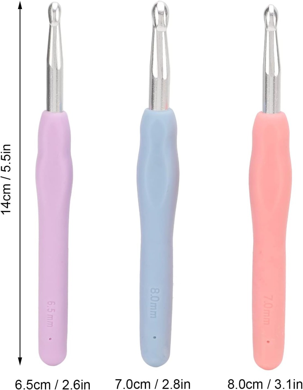 人間工学に基づいたかぎ針セット 大型 編み針キット ステッチ - Sewing By のレビューと価格