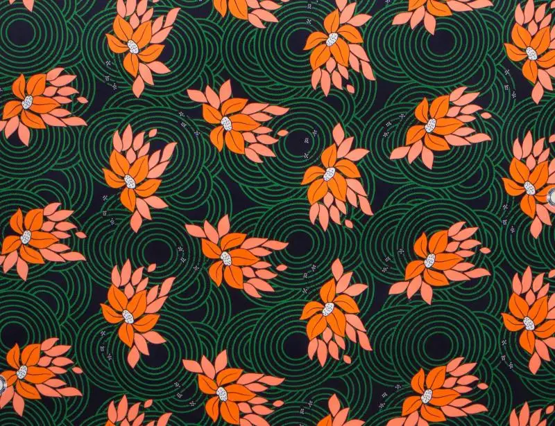 本物のナイジェリアのプリントバティック,アフリカのポリエステ - Sewing Batik のレビューと価格