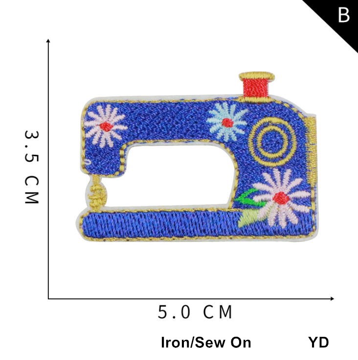 衣類用刺embroideredパッチ,縫製モチーフ,アップリ - Sewing Id のレビューと価格