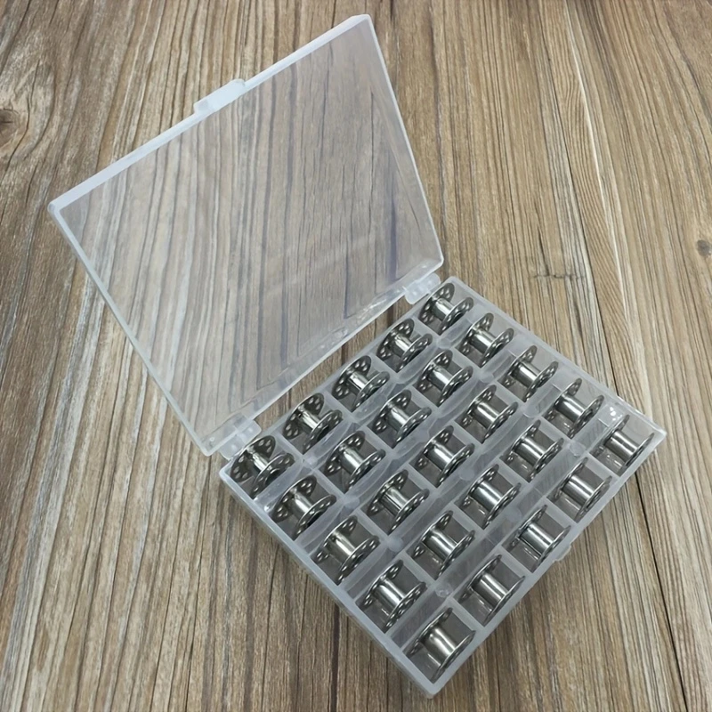 25 ピース/セット空のボビンミシンプラスチックケース収納ボ - Textile Sewing Kit のレビューと価格