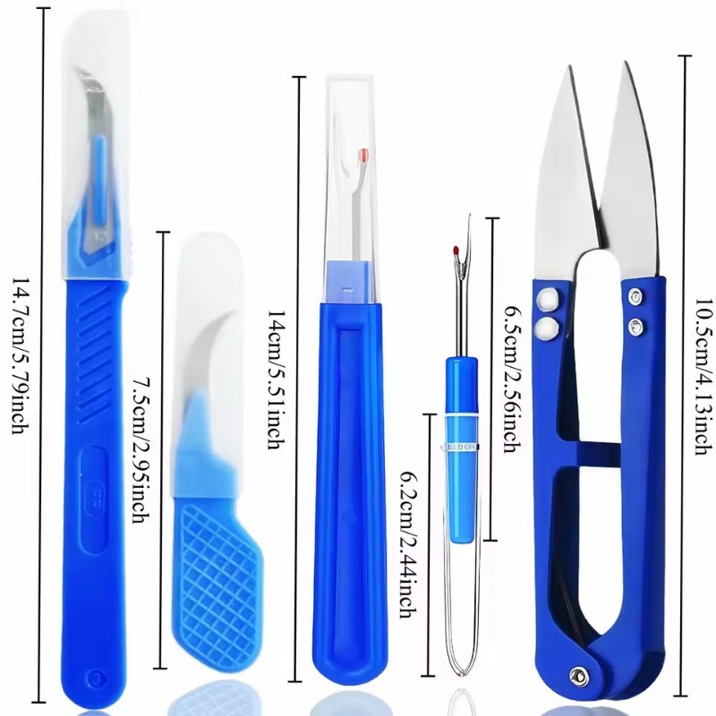 5本セットの裁縫用糸切り器セット。裁縫や手芸に便利な糸切りハ - Seam Ripper Tool のレビューと価格